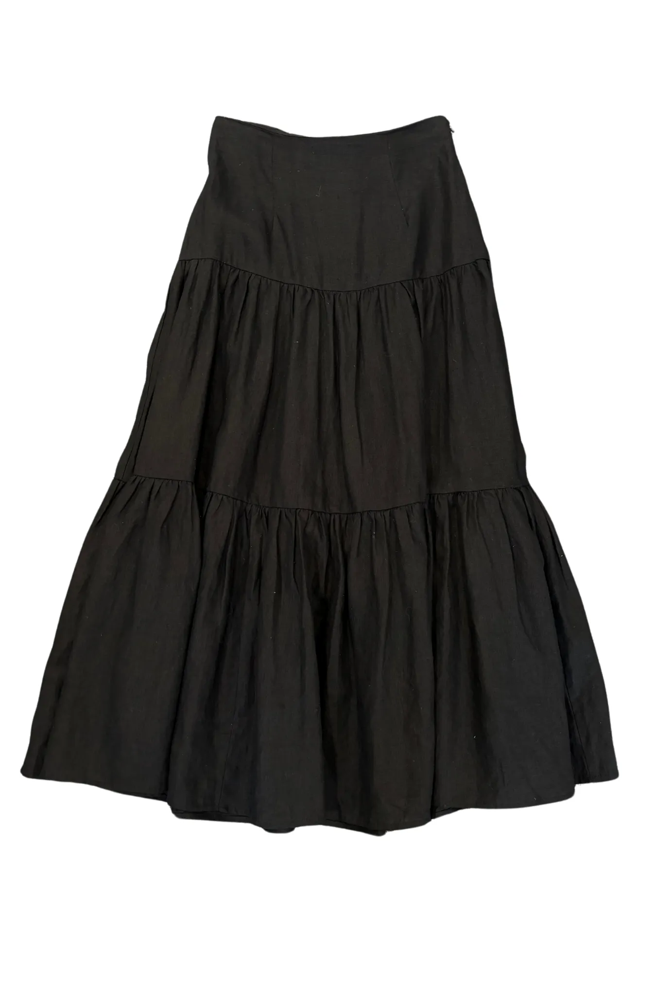 Among the Brave tiered linen maxi skirt, 6