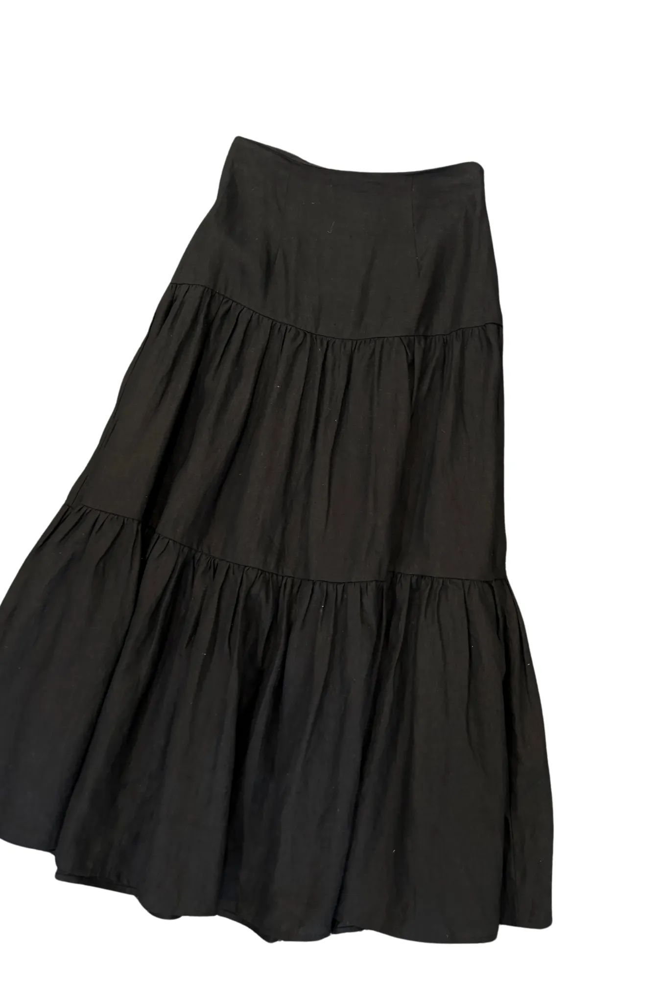 Among the Brave tiered linen maxi skirt, 6
