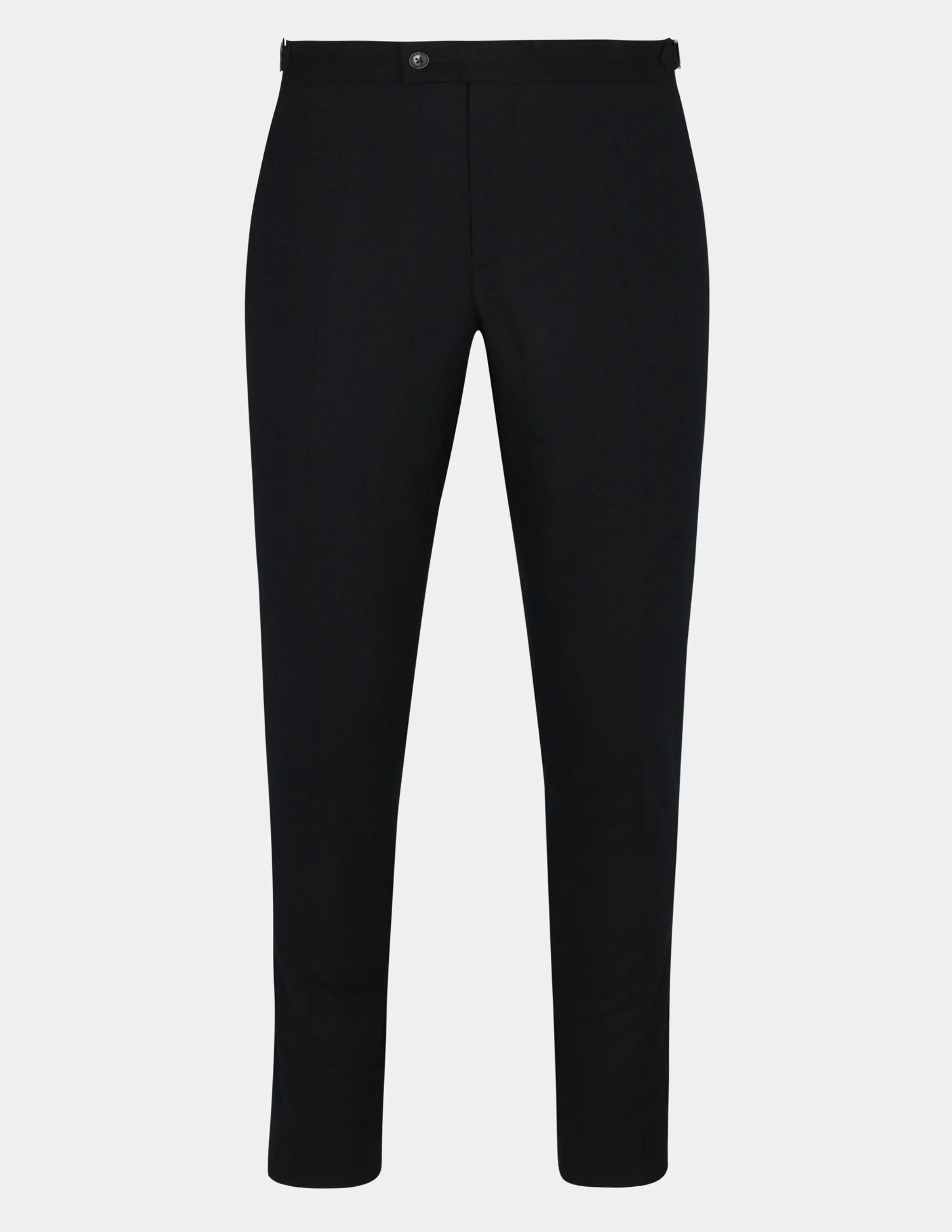Black Wool Cashmere Single Breasted Suit