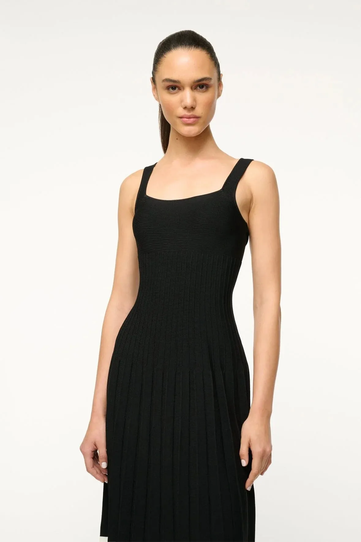Ellison Dress - Black & Ivory