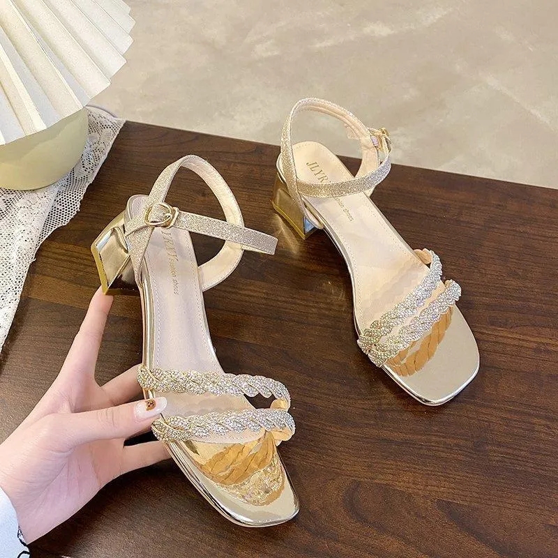 High-heeled Sandals 2021 New Thick Heels