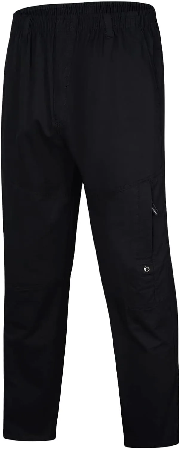Mens Sweatpants with Pockets Big and Tall Men's Pants Golf Pants Men Stretch Men's Heavyweight Cargo Fleece Sweatpant