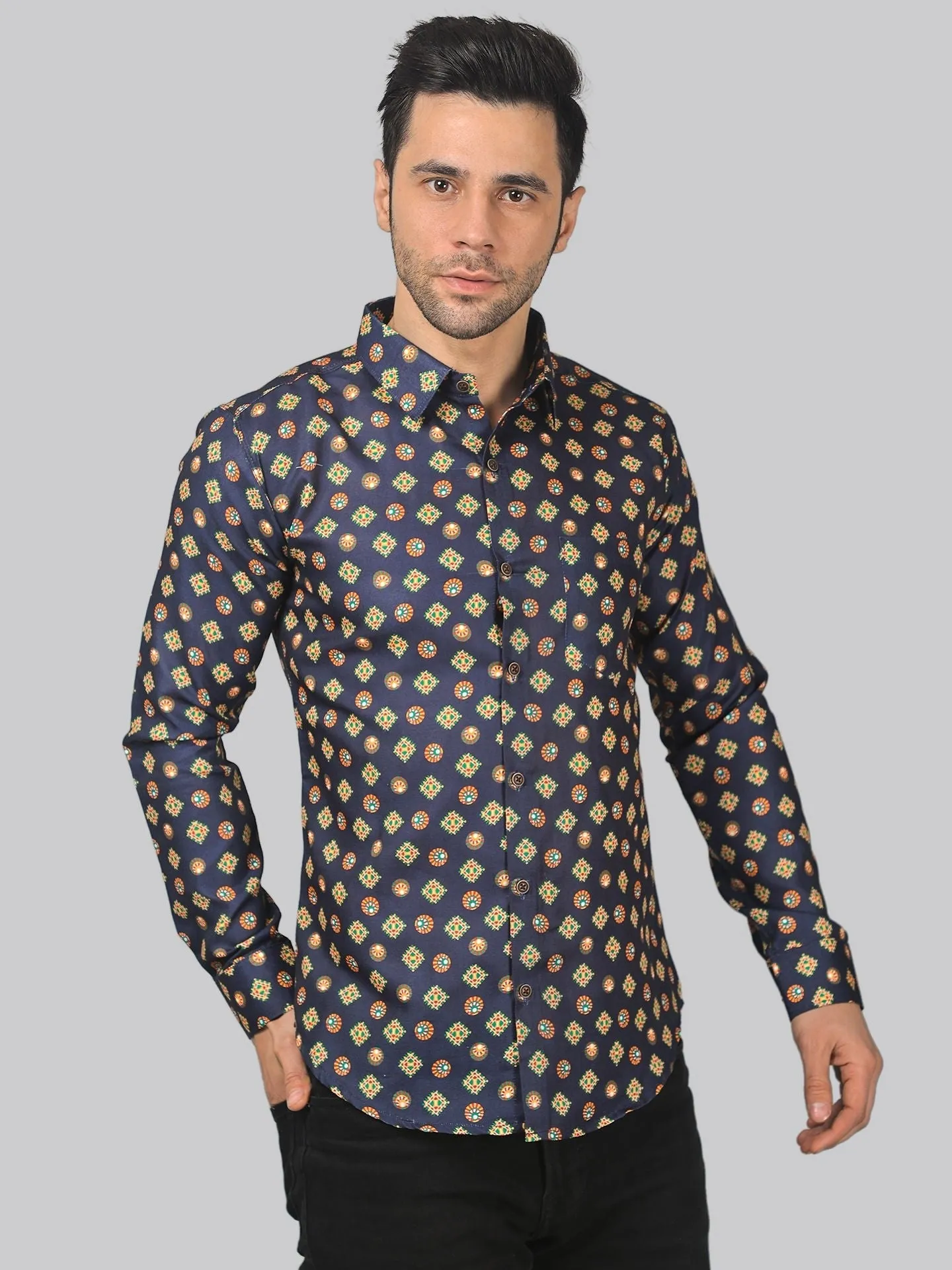 Rainbow Rhapsody Men's Printed Shirt