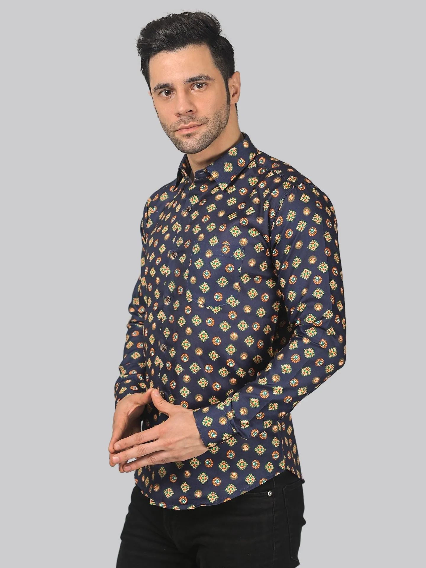 Rainbow Rhapsody Men's Printed Shirt