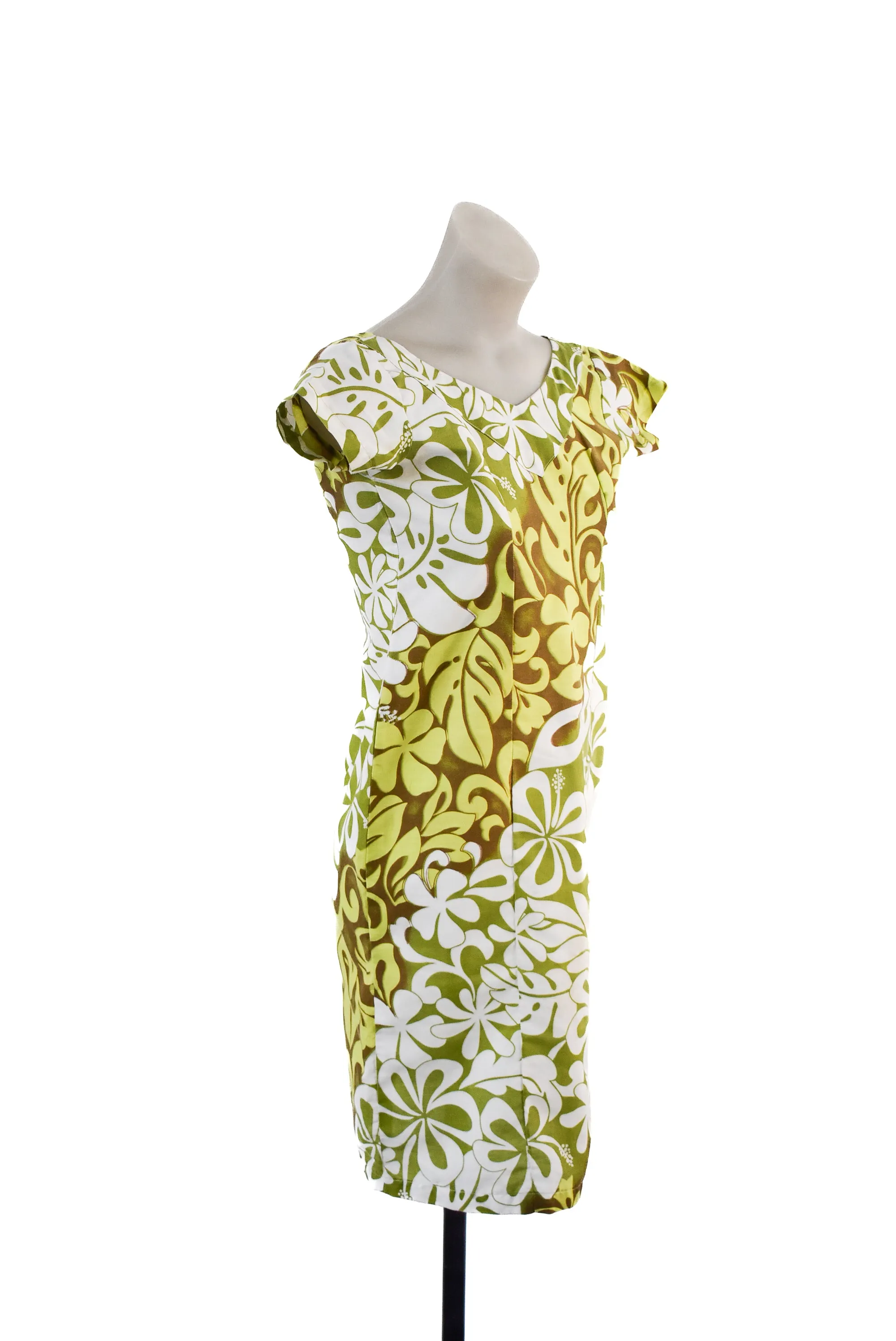 Retro handmade floral dress, XS