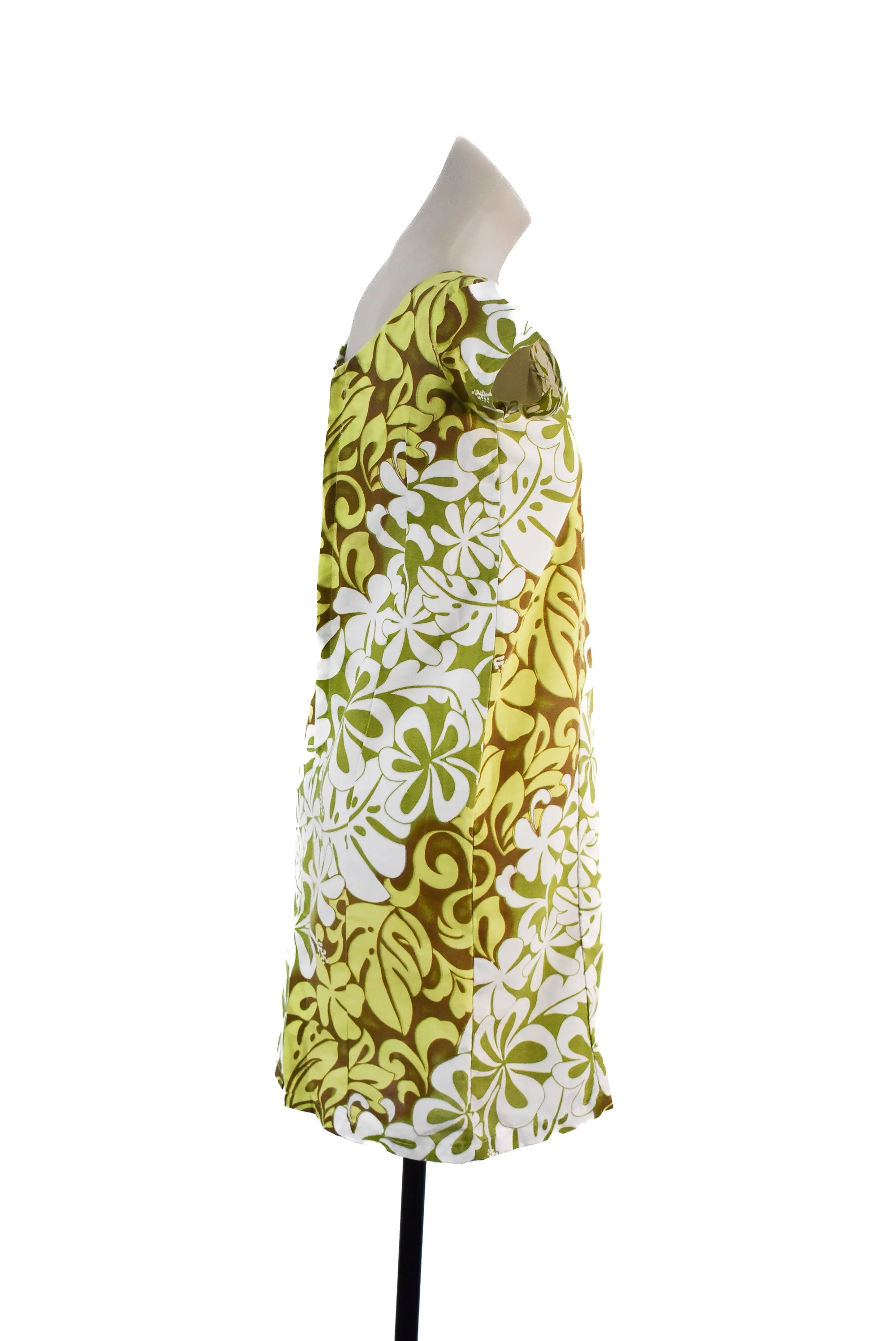Retro handmade floral dress, XS
