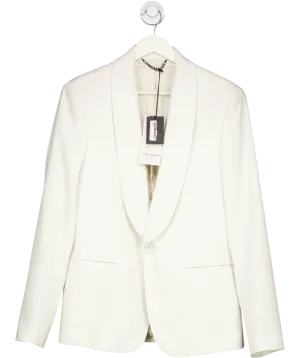 River Island White Slim Fit Suit Jacket. UK 38" CHEST
