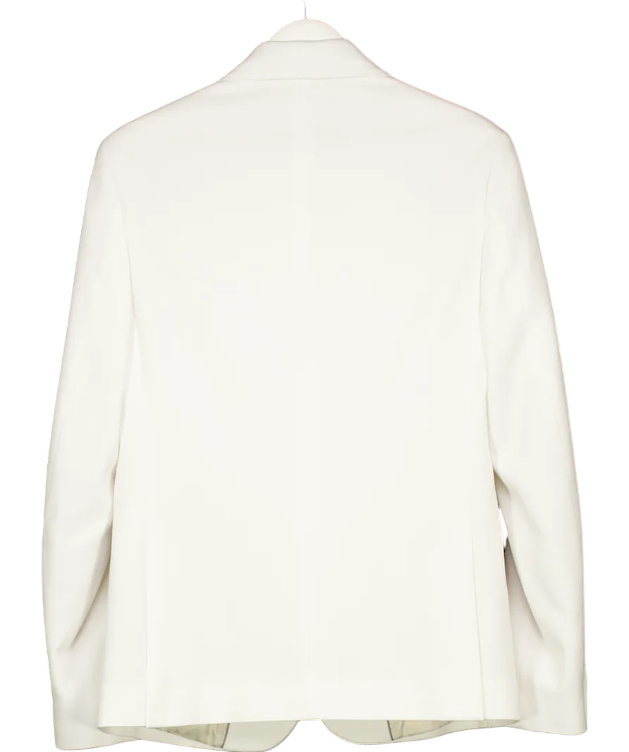 River Island White Slim Fit Suit Jacket. UK 38" CHEST