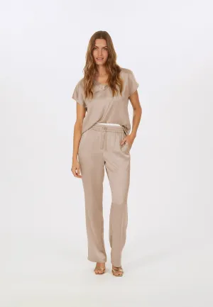 Satin Trousers - Desert Varied
