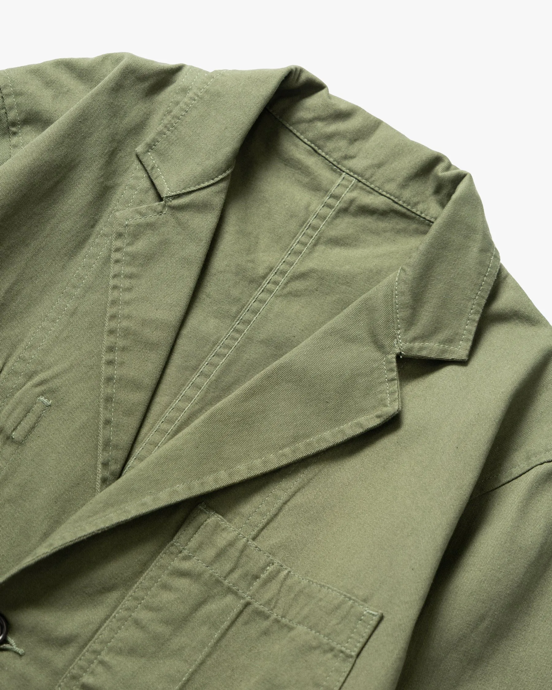 Service Works Drill Server Suit Jacket - Olive