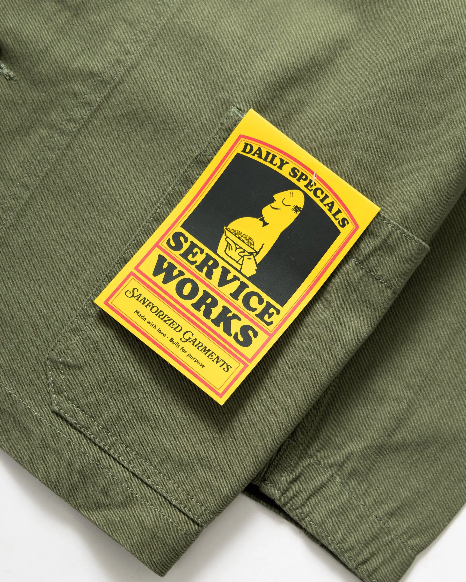 Service Works Drill Server Suit Jacket - Olive