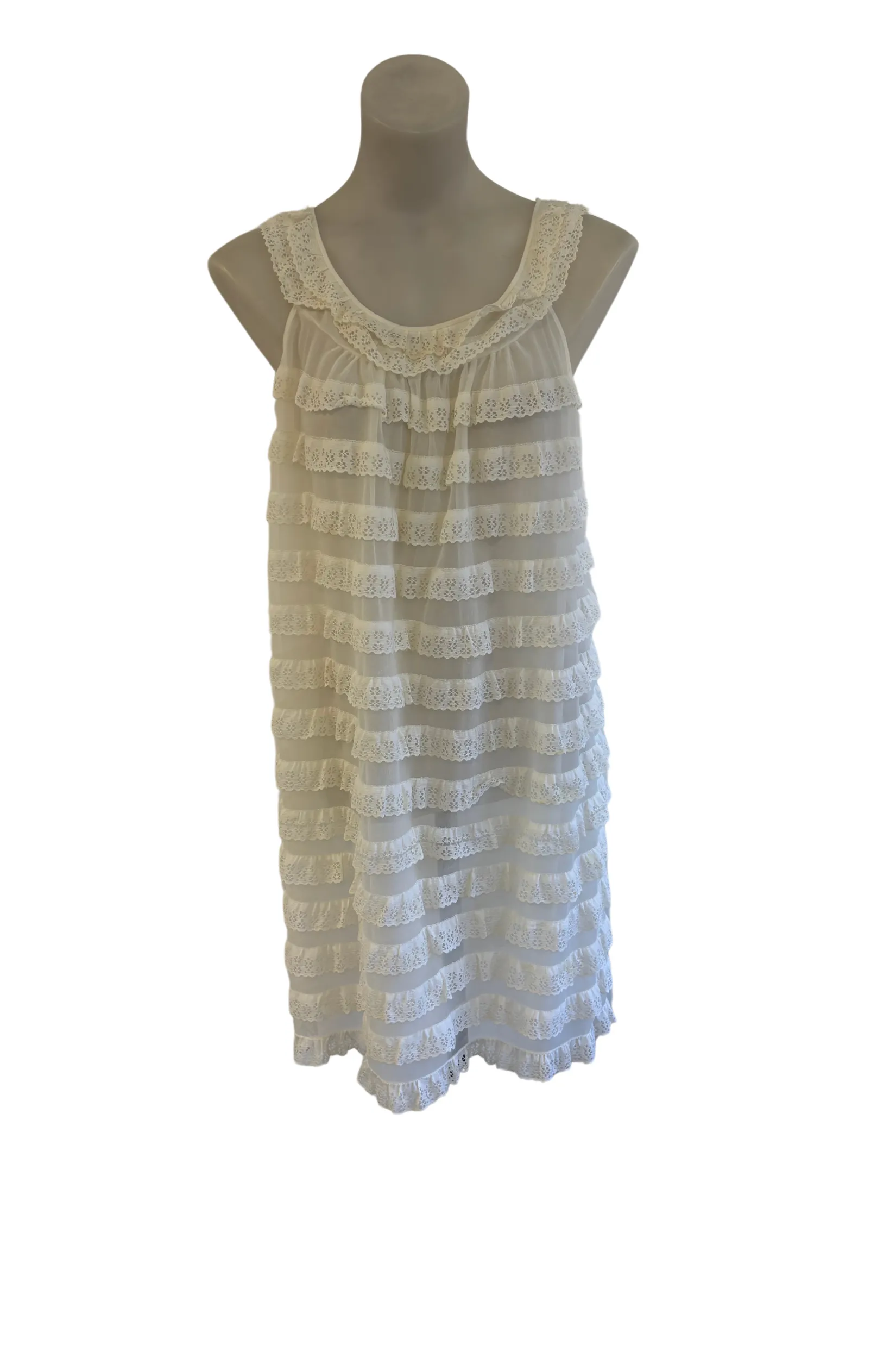 St Michael vintage bridal lace nighty set, S/M